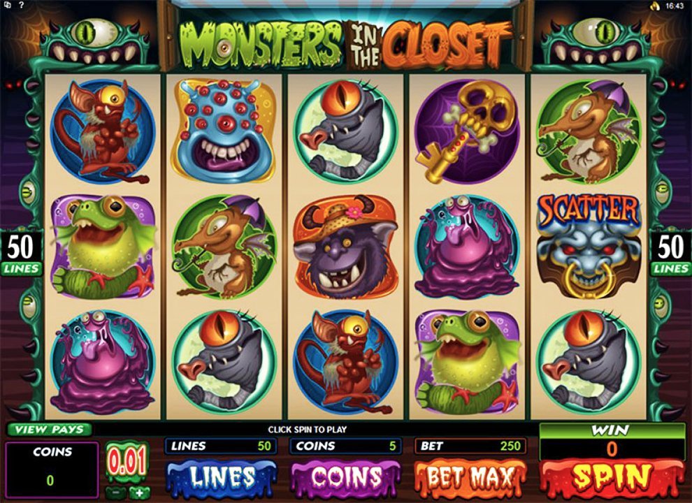 Monsters In The Closet Slot Review