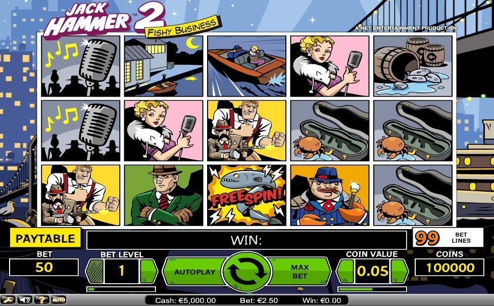 Jack Hammer 2 Fishy Business Slot Review