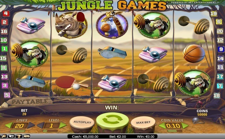 Jungle Games Slot Review
